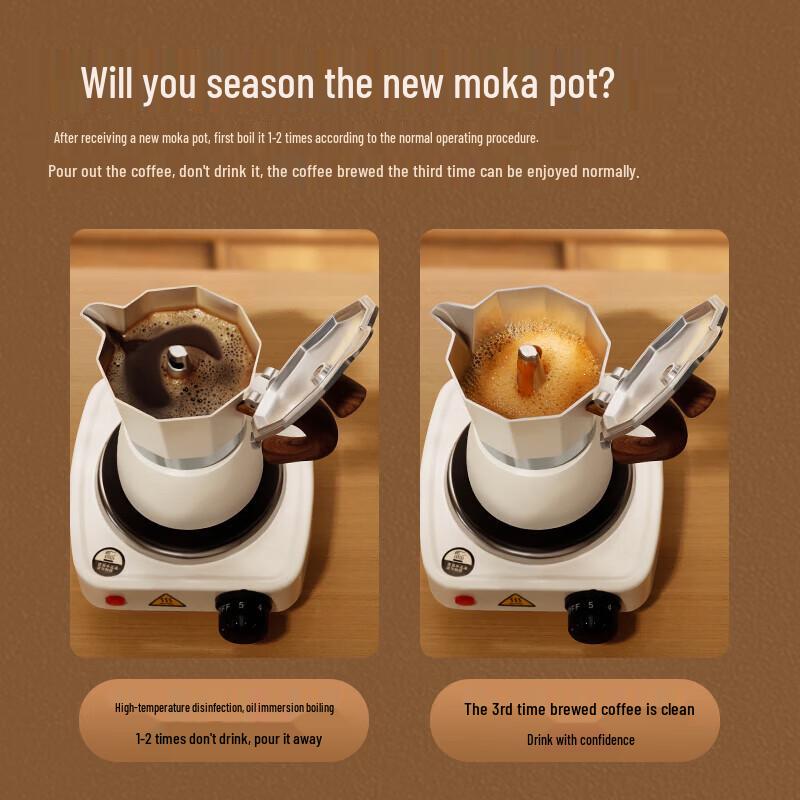 STAR-START Moka Pot Coffee Set