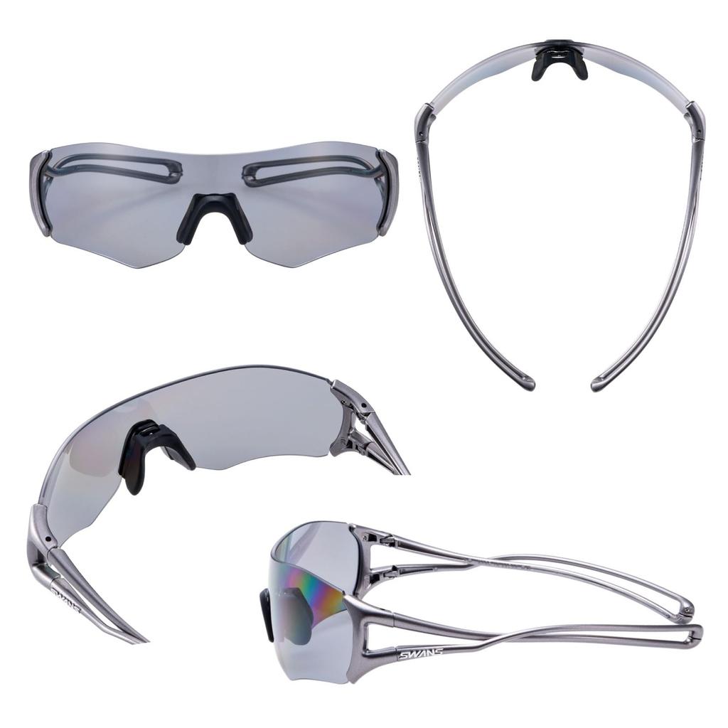 Сделано в Японии Спортивные солнцезащитные очки EIGHT8 Марафон Бег Легкая атлетика Мяч Спорт Велоспорт SIL Поляризованные Дымчатые [SWANS] E-NOX EN8-0051