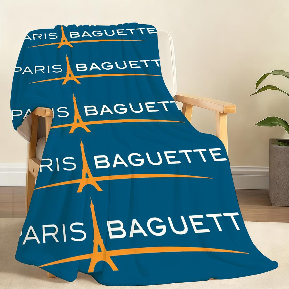Luxurious P Paris B Baguette E Blanket Soft Throw Blanket for Home Bedroom Bed Sofa Picnic Travel Office Rest Cover Blanket Gift