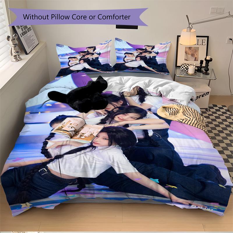 Girl Group Performance Print 3Pcs Bedding Setduvet Cover With 2 Bedropillowcase Home Birthday Gift