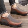 Winter Warm Cloth Shoes Men Casual Thick Bottom Snow Boots Zapatillas De Hombre Lightweight Soft High Top Large Size 48 Shoes