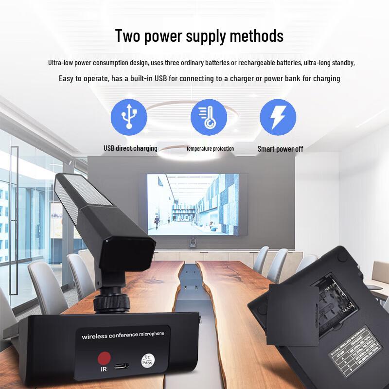 HuiDu WH-690A Professional Wireless Conference Microphone System (CN version)