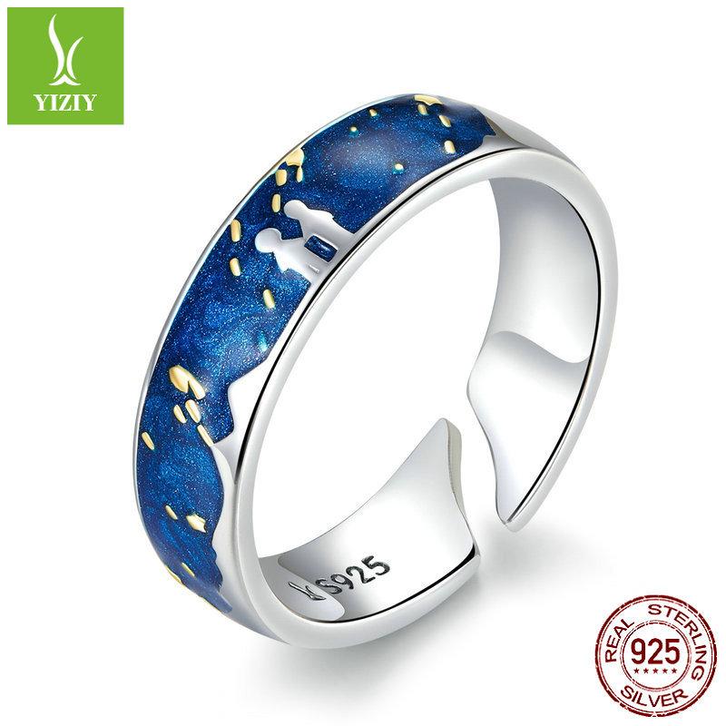 Коллекция открытых колец из серебра S925, кольцо с крылом, отпечатком лапы, регулируемое кольцо