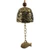 Chinese Fish Pattern Good Luck Feng Shui Bell Blessing Fortune Hanging Wind Chime