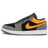 Мужские кроссовки Air 1 Low SE Vivid Orange серо-черные светло-графитовые FN7308-008