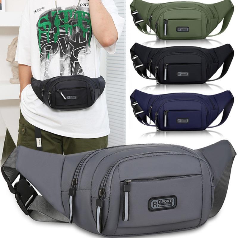Новая поясная сумка Pure Canvas Fit, мобильная поясная сумка, мужская спортивная, для активного отдыха, для бега, противокражная, ультратонкая, невидимая поясная сумка