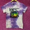 Женская футболка с tie-dye принтом и изображением Jimi Hendrix Experience