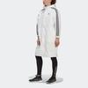adidas Утепленное пальто для активного отдыха с длинным рукавом из хлопка, женская куртка белого цвета GF0026