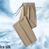 Мужские повседневные спортивные шорты Black Ice Silk — легкие и свободные