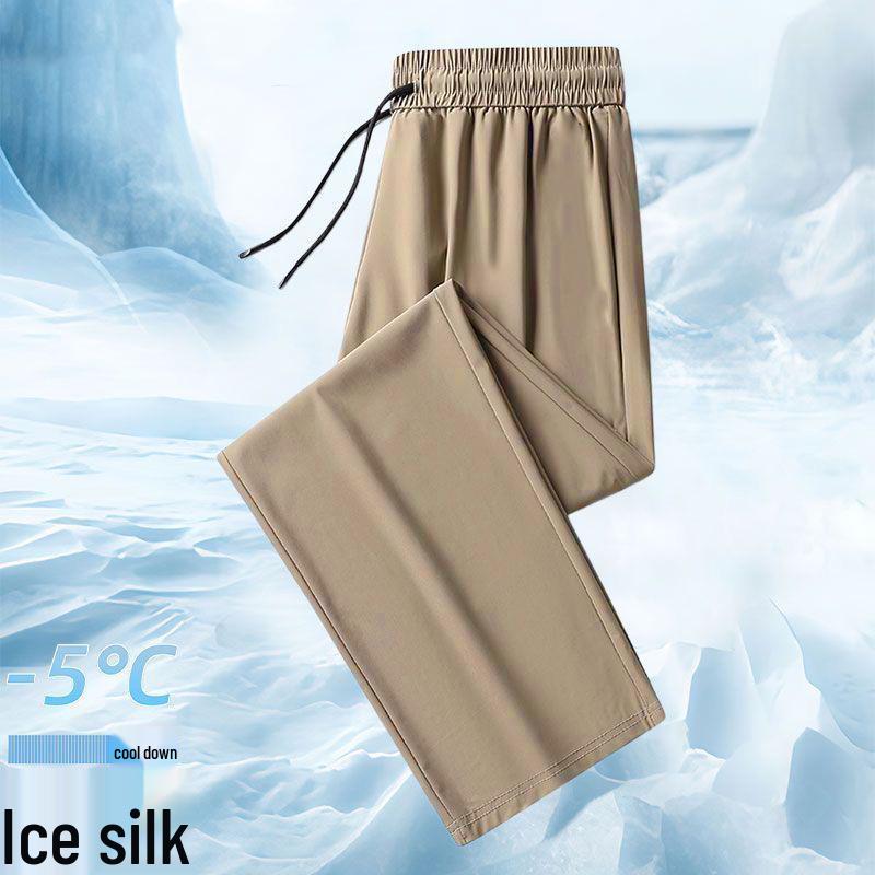 Мужские повседневные спортивные шорты Black Ice Silk — легкие и свободные