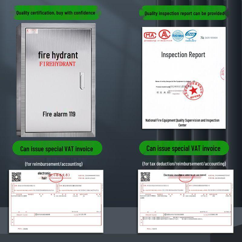 Ящик для пожарного гидранта из нержавеющей стали 201 - Утолщенный ящик для хранения пожарного оборудования для внутреннего/наружного использования