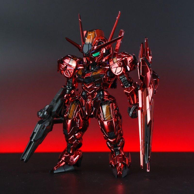 SUPA MGSD Gunpla Аэрограф Электролитическое покрытие Китайский Красный Сборочная Модель Набор Фигурка Действия С Частями Эффекта Нимба Коллекционная Игрушка Подарки