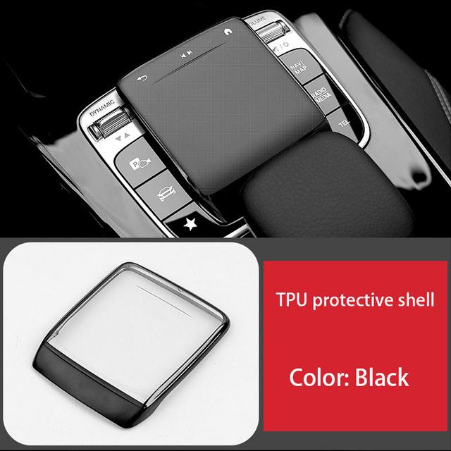 Автомобильные аксессуары для Mercedes Benz AB CLA GLE GLS GLB Class W177 W247 C118 W167 TPU Center Control Mouse Screen Protector Cover