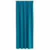 Blackout Curtains with Rings 2 pcs Turquoise 260 x 140 cm
