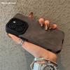 Luxury Suede Lambskin Leather Case For iPhone 16 15 14 Plus 13 12 11 Pro Max Camera Protection Shockproof Soft Silicone Cover