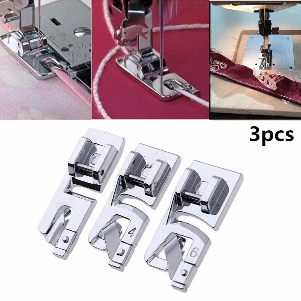 3Pcs/set Universal Presser Feet Snap Set for Brother Singer Sewing Machine Sewing Machine