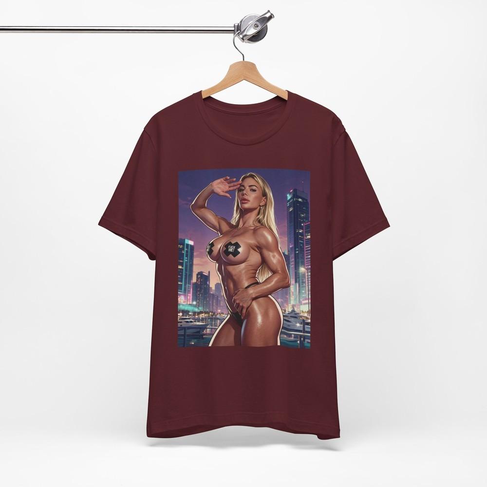 Denise Anders Bikini Pinup T-Shirt | GTA 6 Graphic Streetwear Print Tee