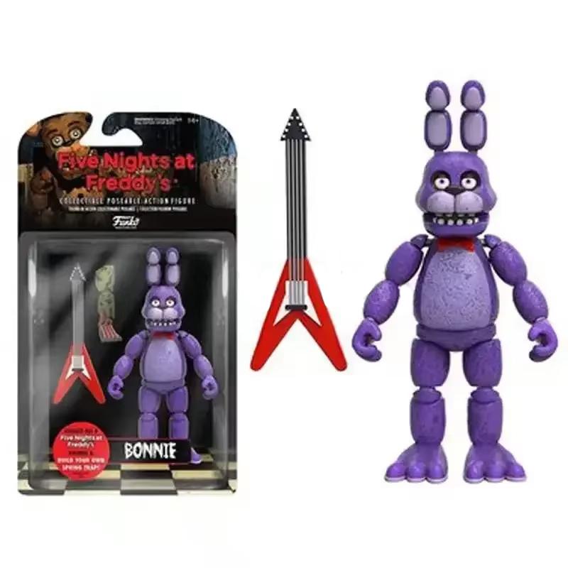 Fnaf Мишка Полуночный Гарем Пять Ночей Сочлененная Съемная Игровая Фигурка Действия В Five Nights Security Breach Миниатюрная Игрушка для Детей