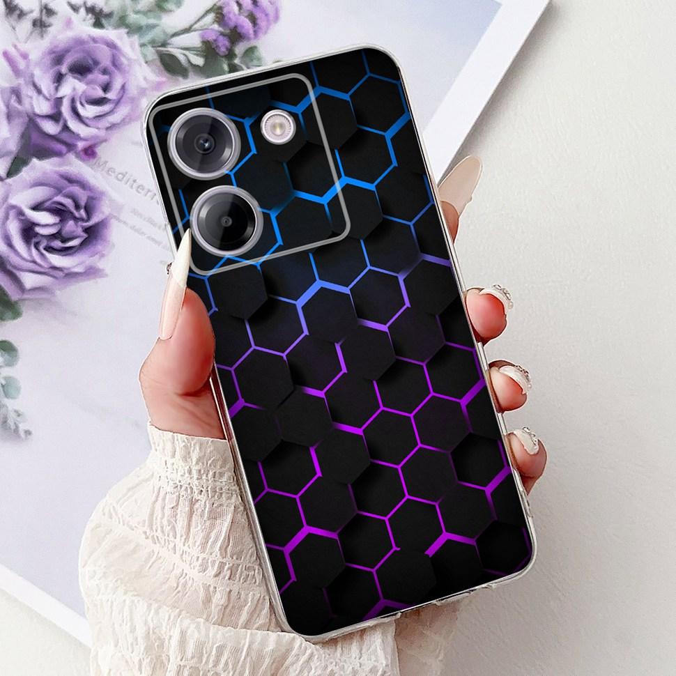 Для Xiaomi Poco M7 Pro 5G Чехол Новый Рисунок Дракона Покрашенный Чехол Для Poco M7 PocoM7 Pro 5G Задняя Крышка Мягкий ТПУ Чехлы