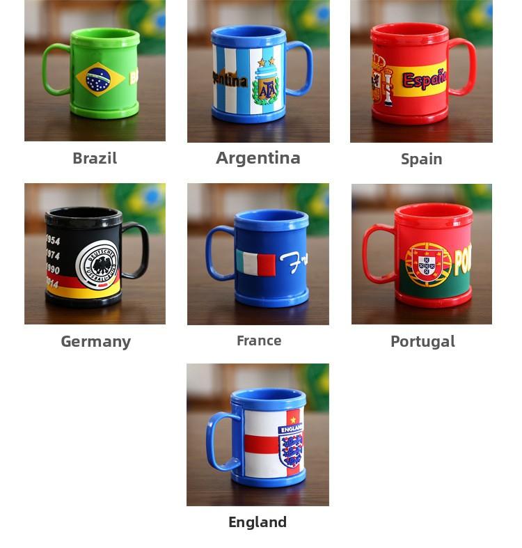2026 US, Canada and Mexico World Cup Football Match Many National Team Fans Mug High Value Creative Commemorative Gift