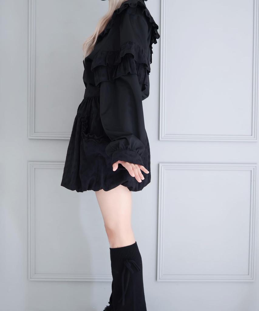 WEGO Whinny Puapu Cotton Cloud Mogumogu Size Black Skirt, Cute, Women's, F,