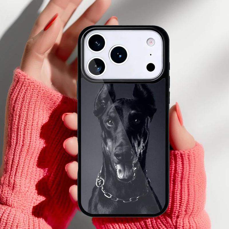 Doberman dog Phone Case for iPhone 17 16 15 14 13 Pro Max Back Cover for 12 11 Pro Coque