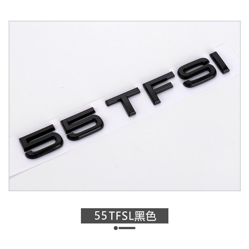 2026 3D Car Styling 30 35 40 45 50 55 60 TFSI Logo Decal Emblem Rear Trunk Badge Sticker For Audi A1 A3 A4 A5 A6 A7 A8 Q2 Q3 Q5 Q7 TT