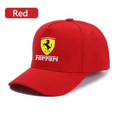 Кепка для гонок Ferrari Регулируемая бейсболка Солнцезащитные кепки Аксессуары Для Ferrari F430 Stradale 458 488 599 612 F12 Charles Leclerc