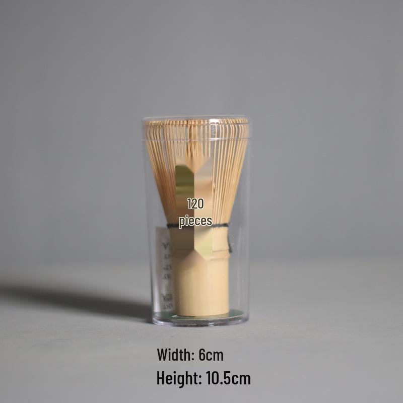 Набор из восьмидесятилуночного бамбукового венчика для матча с длинной ручкой и мерной ложкой