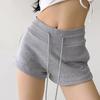 Спортивные шорты для йоги, женские однотонные шорты для фитнеса и упражнений, повседневные женские пляжные шорты с эластичной резинкой на талии, весна-лето