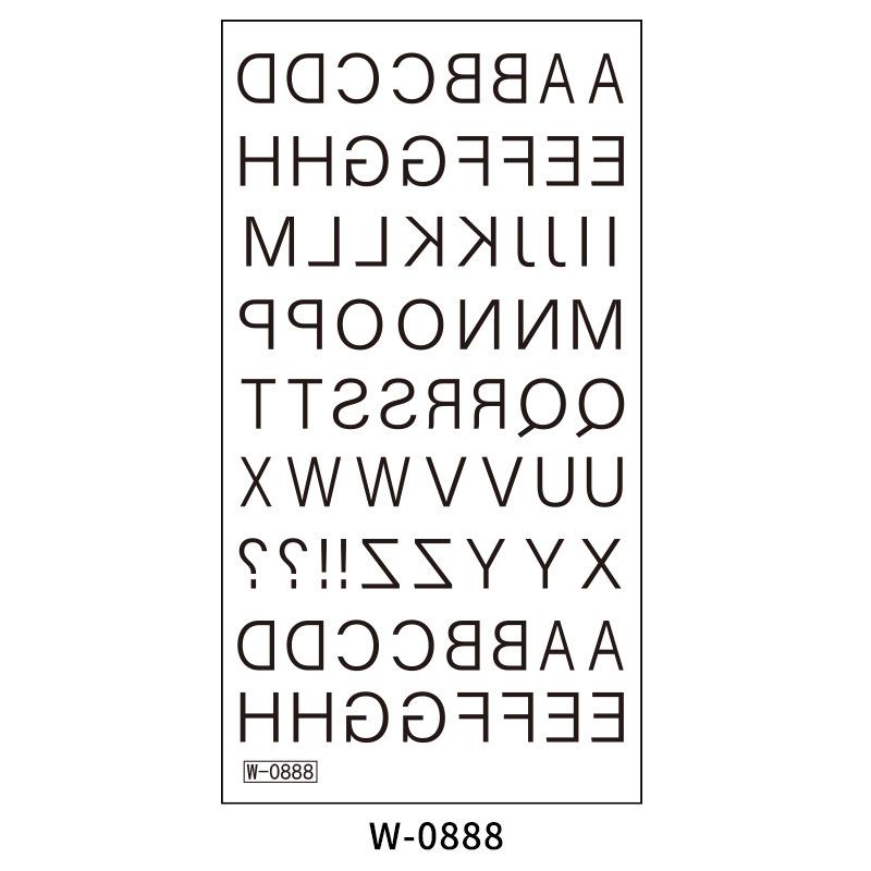 Мультяшная тату-наклейка водостойкая простая буквенно-цифровая временная татуировка одноразовая татуировка