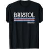 Vintage Bristol British Flag Colors England T-Shirt