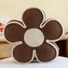 Flower Shaped Chair Cushion Plush Sofa Decor Cushion Multifunctional Flower Pillow  Office