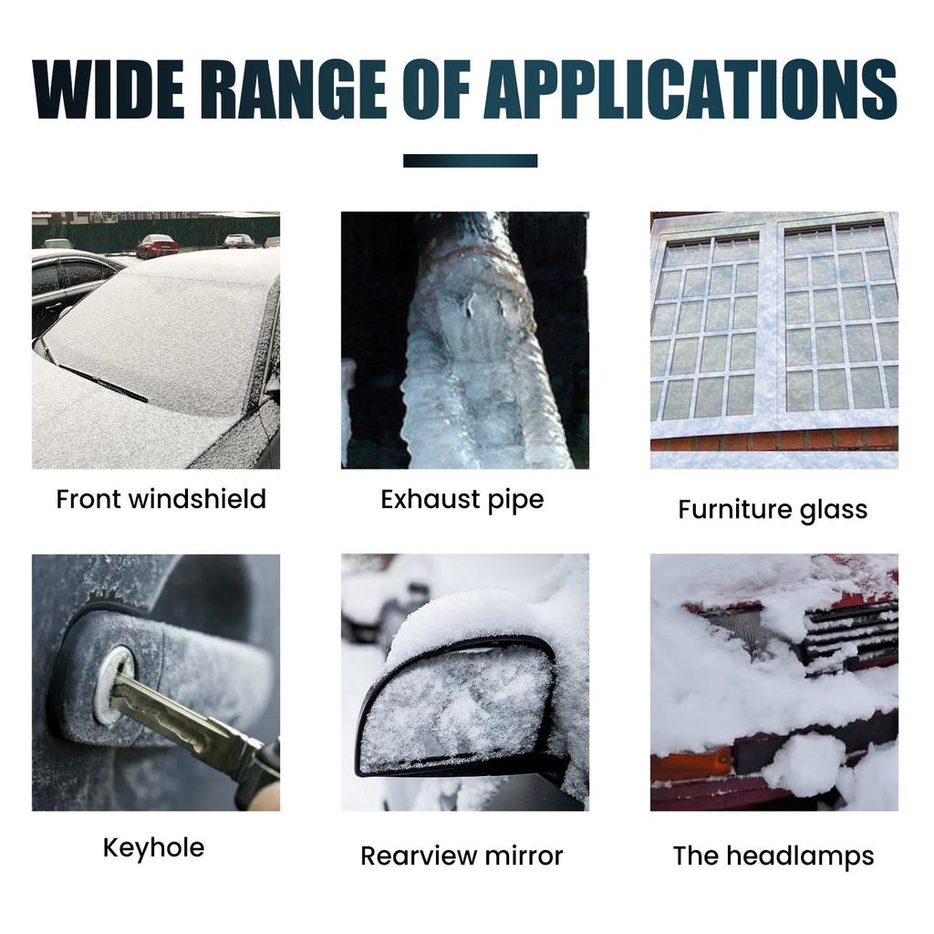 Snow Melting Agent Melt Car Window Snow Hard Ice Fast Prevent Refreezing Anti Corrosion Not Damage Car Surface Snow Melt Agent