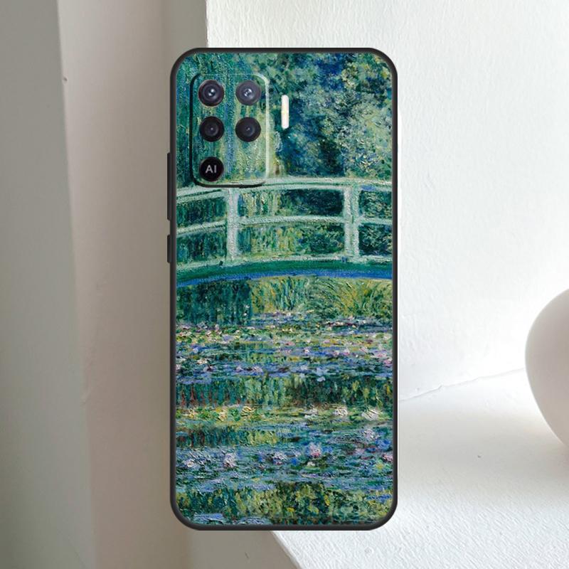 Monet Oil Painting For OPPO A74 A54 A94 A17 A57 A15 A16 A76 A96 A18 A38 A58 A78 A98 A40 A60 A80 A5 A6 Pro Case