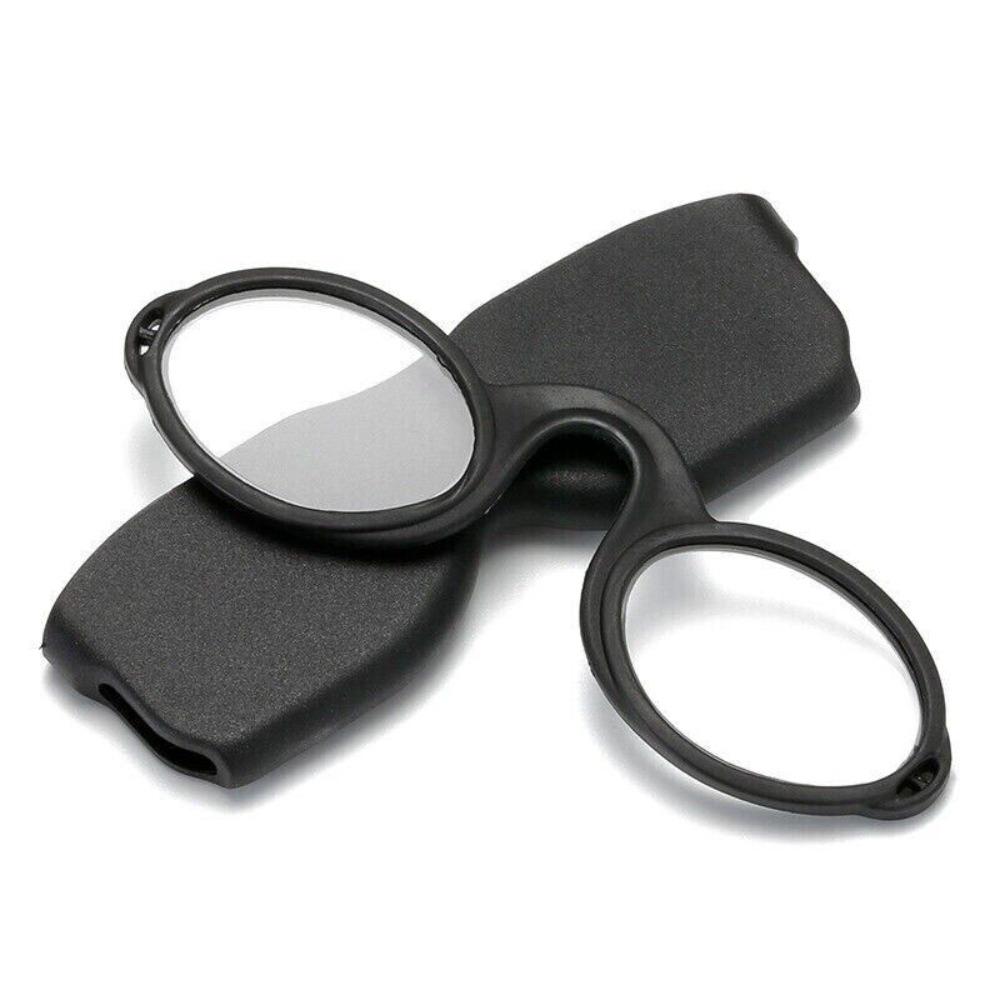 With Case Armless Silicone Nose Clip Portable Reading Glasses