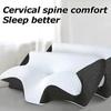 Rebound Memory Foam Butterfly Pillow Breathable Neck Protection Special-shaped Memory Pillow Sleeping Cervical Pillow Bone Correction Pillow