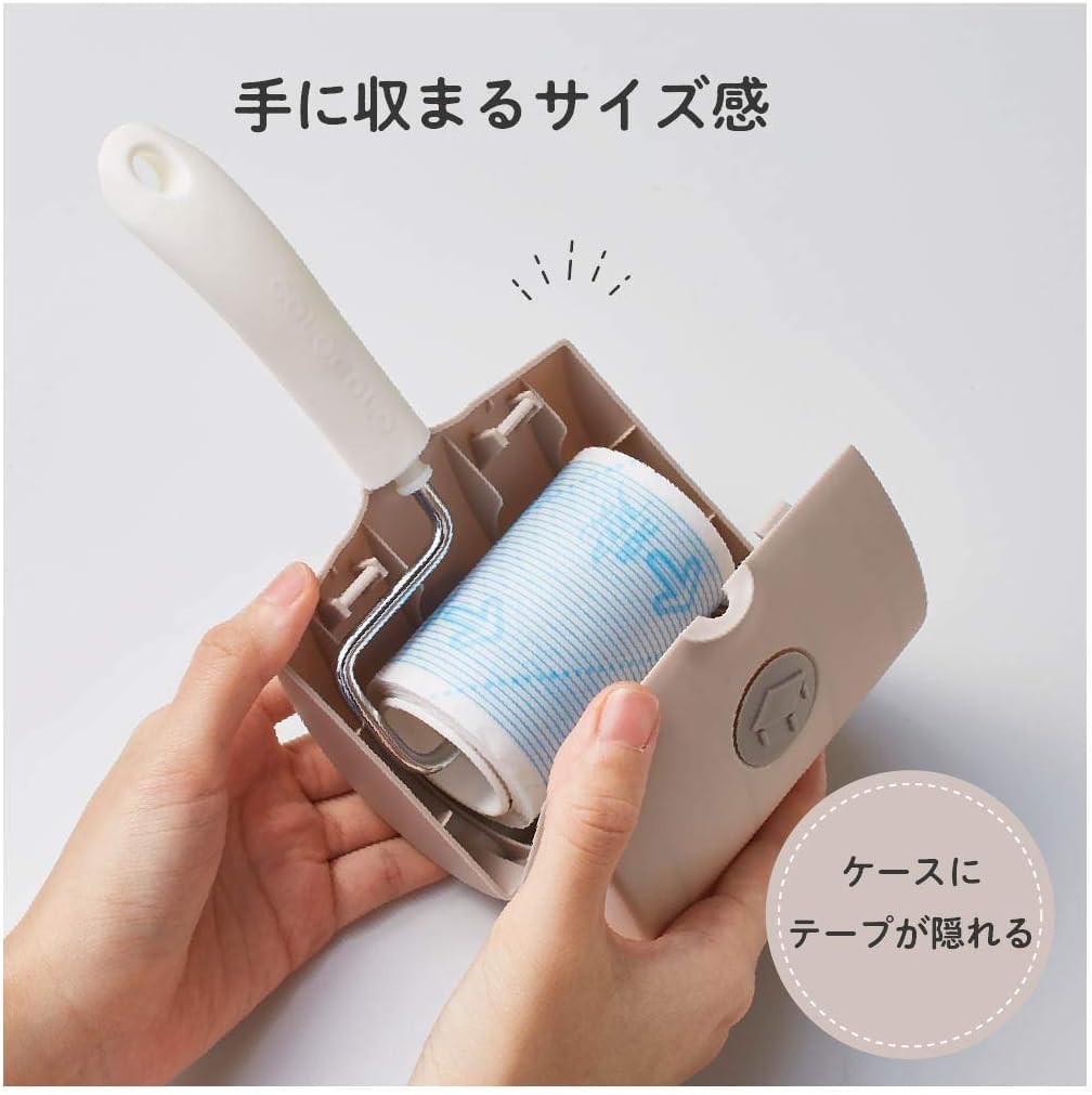 Nitoms Corocoro Mini Запасные 50 рулонов Подходит для пола для учебы и лента 80 мм CC8985, (6 рулонов), Очиститель, Где угодно, Дерево, Ковер, Татами, Столы,