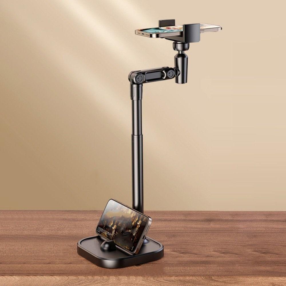 Adjustable Height Desktop Phone Holder 2 in 1 Mobile Phone Bracket Live Learning