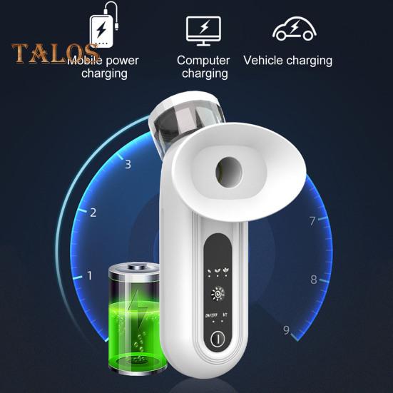 Подогреваемый нано-распылитель для глаз, портативный увлажнитель и успокаивающий крем для глаз с режимами горячего и холодного сжатия, перезаряжаемый паровой аппарат для снятия сухости глаз