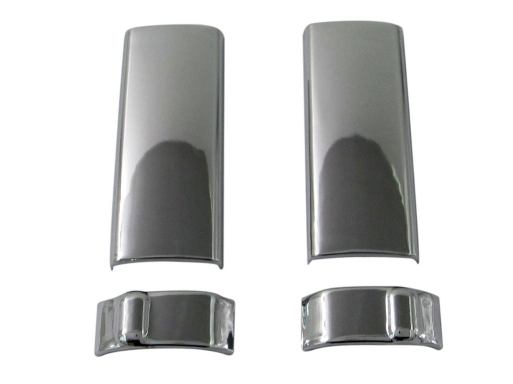 BRIGHTZ Chrome Inner Sliding Door Handle Covers for Spacia Custom Compatible with and 42 Spacias (Knobs) MK32S/MK42S (4-Piece Set) [INS-DHC-010-4PC]