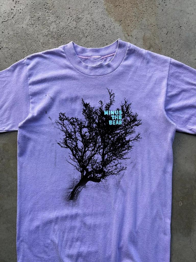Подарок фанату на тур группы Minus the Bear Все размеры от S до 5XL Фиолетовая футболка BL1902