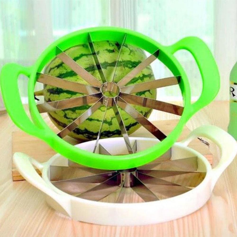 Watermelon Cutter Slicer Knife Convenient Fruit Cutting Tools Melon Cantaloupe Cutter