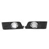 2pcs Front Fog Light Lamp Cover 25778388 Bezel Chrome Trim Left Right Replacement for SRX 2010?2016
