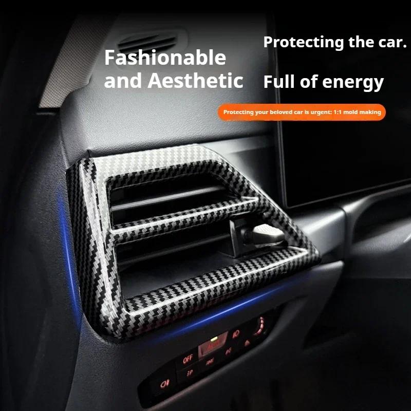 For BMW 2 3 4 Series 2025 G42 G20 G22 G23 G26 M2 G87 M3 G80 M4 G82 2025+ABS Carbon Fiber Center Control Dashboard Air Vent Cover