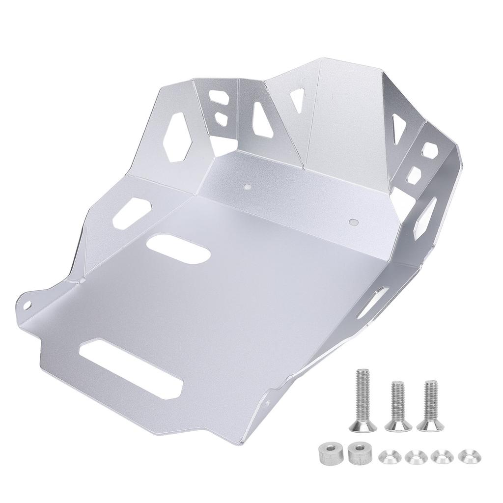 Motorcycle Engine Skid Plate Effective Protection Aluminum Alloy Engine Chassis Guard for 800DE 2023 2024 Silver
