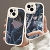 Чехол для телефона с изображением Фусигуро Мегуми из аниме Jujutsu Kaisen для iPhone 16 15 14 13 12 11 Pro Max Plus, противоударный кожаный чехол
