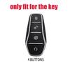 Силиконовый чехол для автомобильного ключа, защитный чехол для BYD Han Ev Tang Dm/Qin PLUS/Song Pro/MAX/Yuan Dolphin E2, автомобильные аксессуары для автоключей