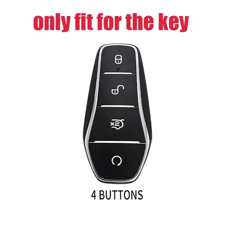 Силиконовый чехол для автомобильного ключа, защитный чехол для BYD Han Ev Tang Dm/Qin PLUS/Song Pro/MAX/Yuan Dolphin E2, автомобильные аксессуары для автоключей