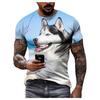 3D Casual Dog Print T Shirt Men Women Summer Animal Tee Man O Neck Short Sleeve Loose Tops Breathable Couples T Shirts